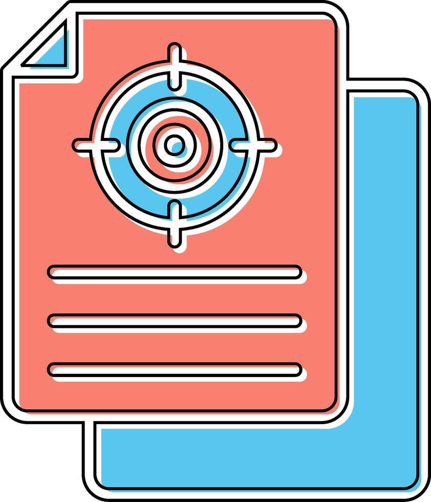 Objective Vector Icon
