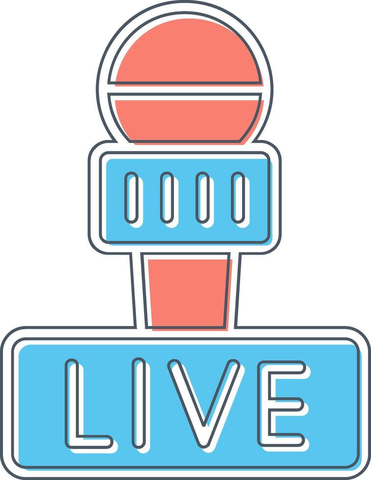 Live Vector Icon
