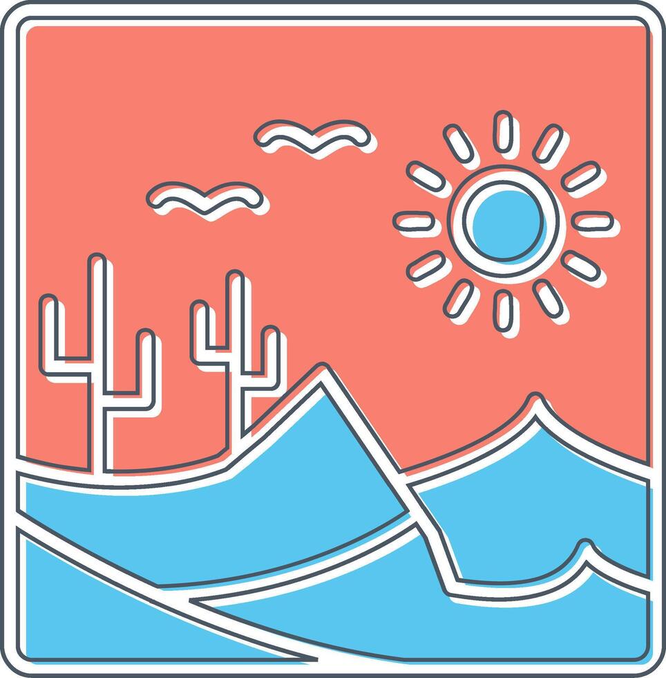 Desert Vector Icon