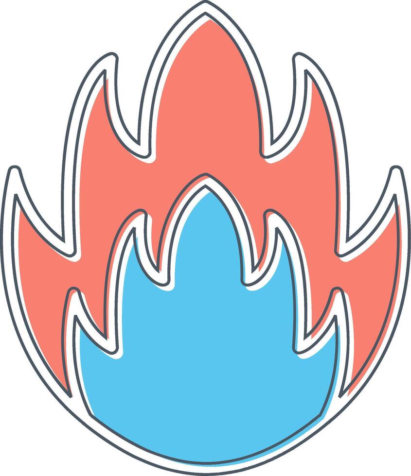 icono de vector de fuego