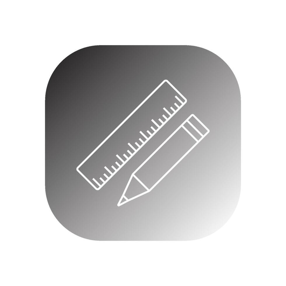 ruler icon vector