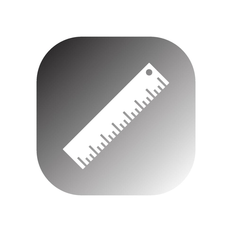 ruler icon vector