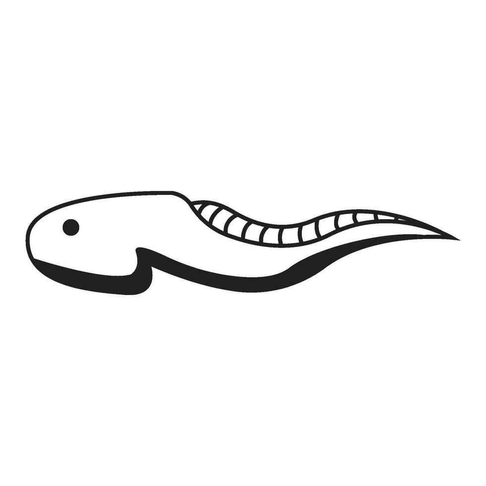 tadpole icon vector