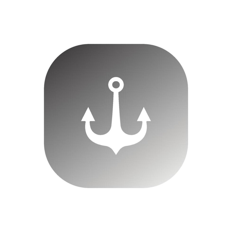 anchor icon vector