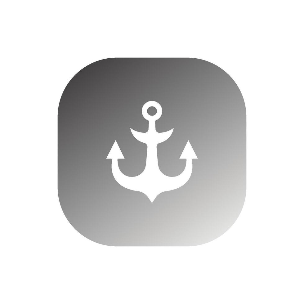 anchor icon vector