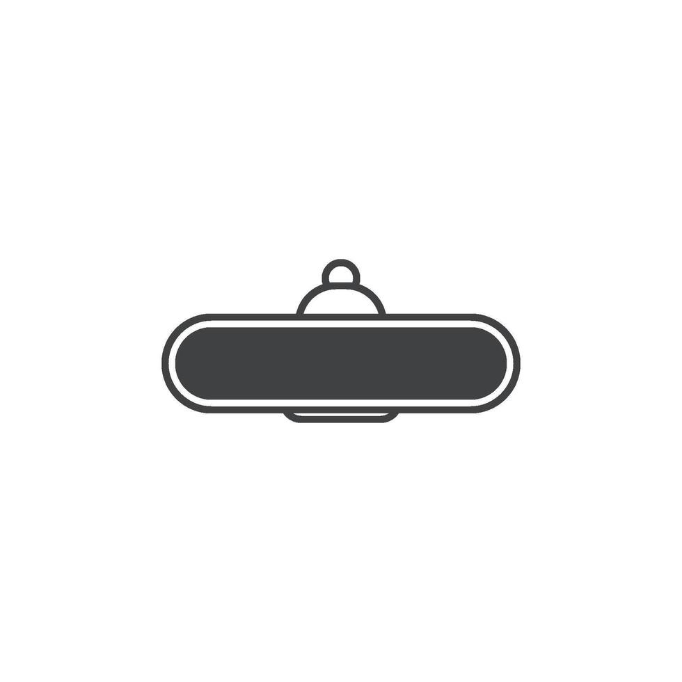 rear view icon vector