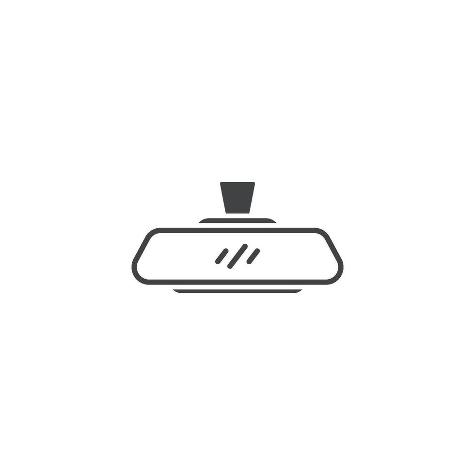 rear view icon vector