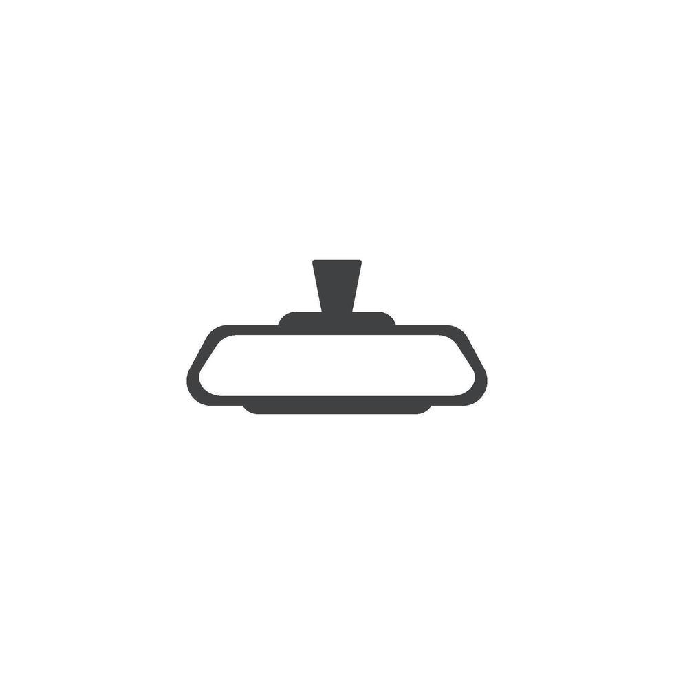 rear view icon vector