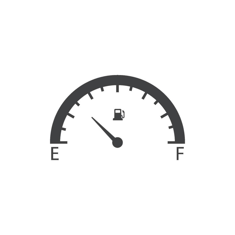 Car Fuel Indicator Icon vector