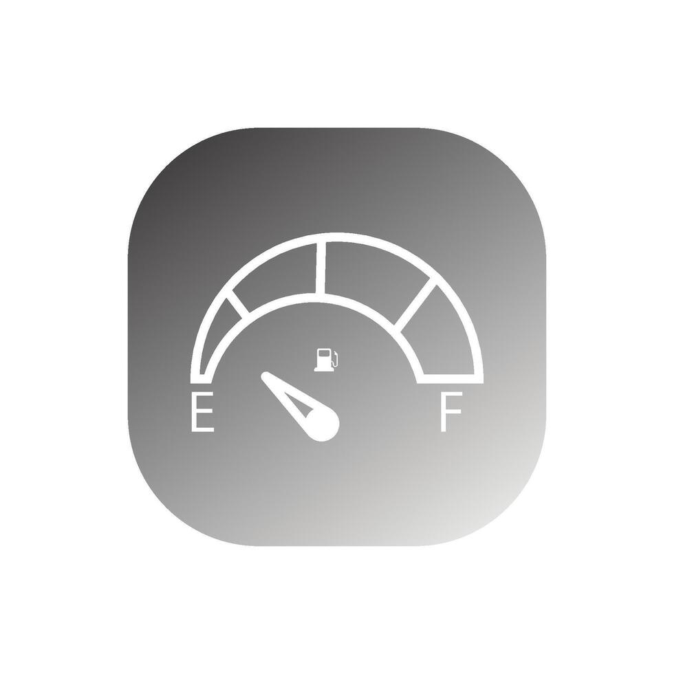 Car Fuel Indicator Icon vector