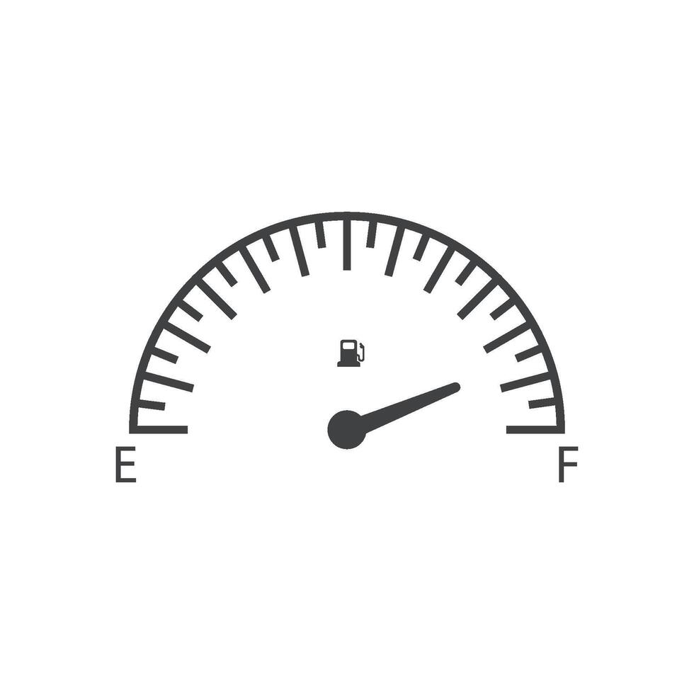 Car Fuel Indicator Icon vector