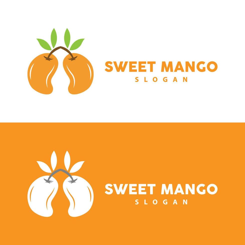 Fresco mango gráfico diseño ilustración modelo Fruta jardín planta mango logo vector