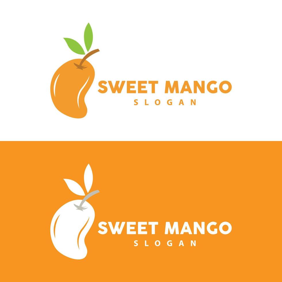 Fresco mango gráfico diseño ilustración modelo Fruta jardín planta mango logo vector