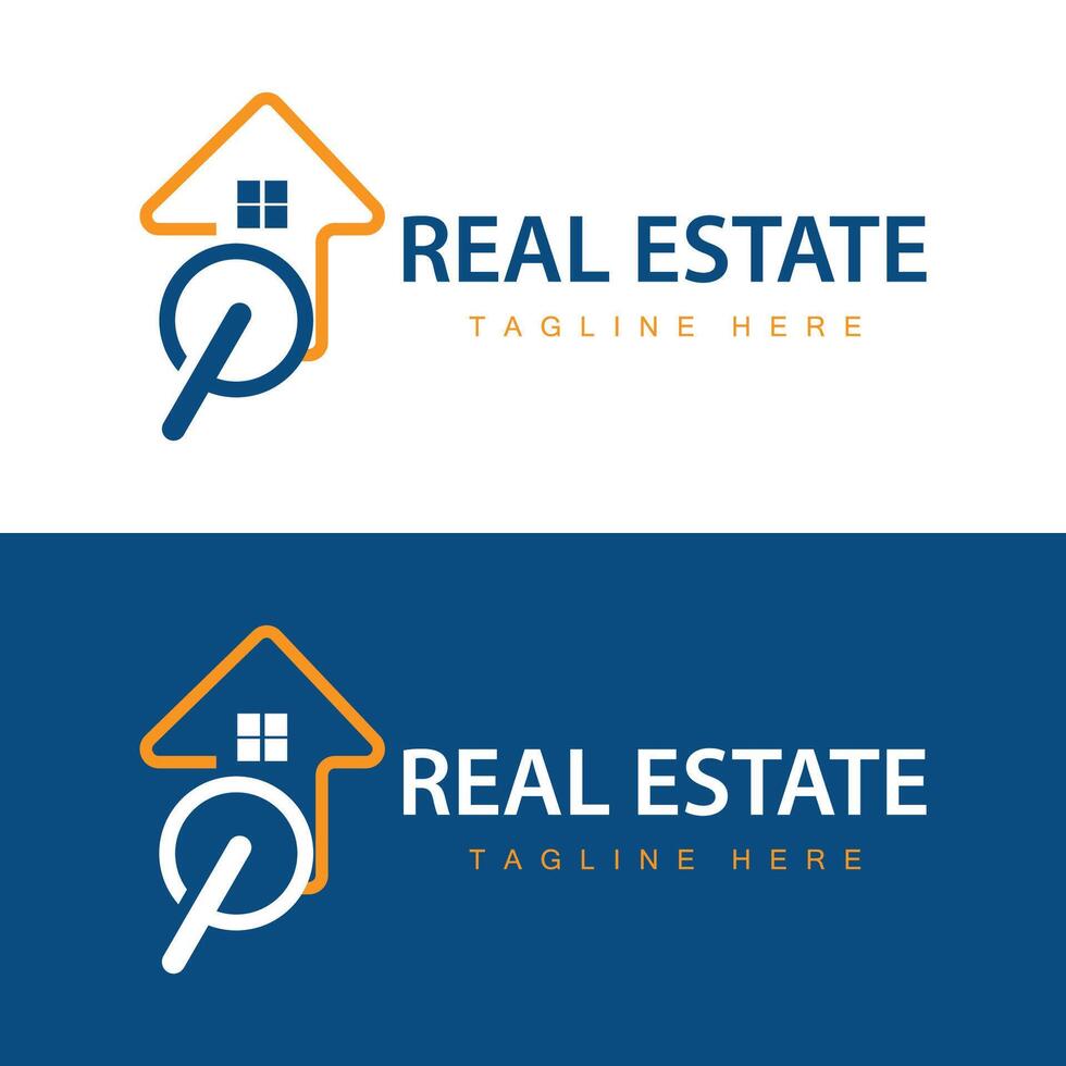 Simple real estate logo architecture vector house building logo design building template illustration