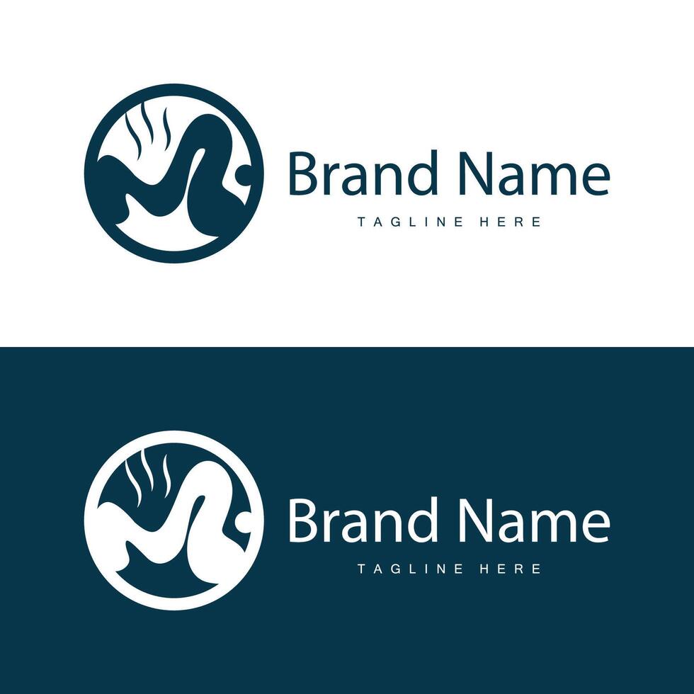 M letter logo in simple style Luxury product brand template illustration vector