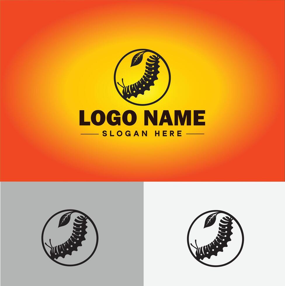 Caterpillar logo vector art icon graphics for business brand icon caterpillar logo template