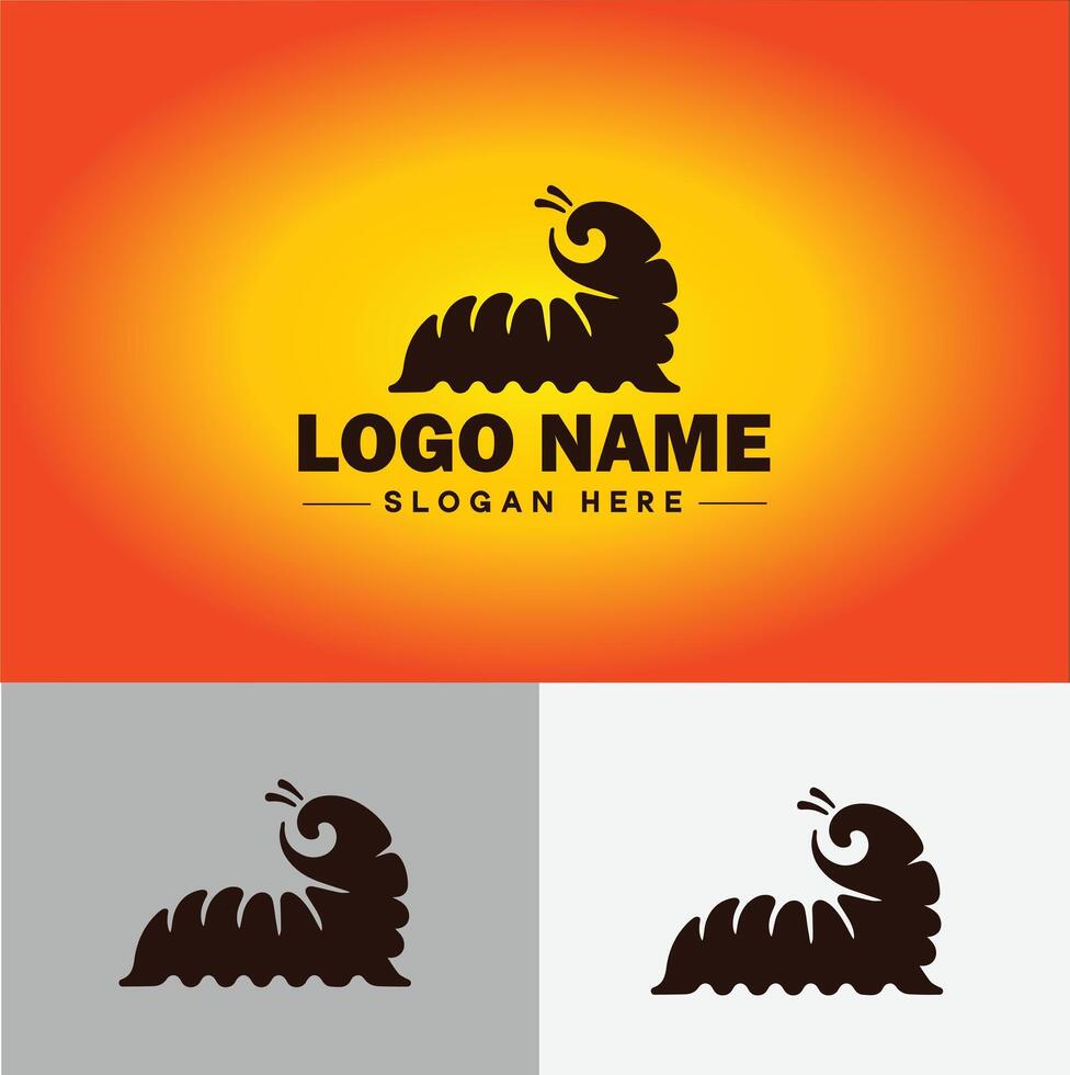 Caterpillar logo vector art icon graphics for business brand icon caterpillar logo template