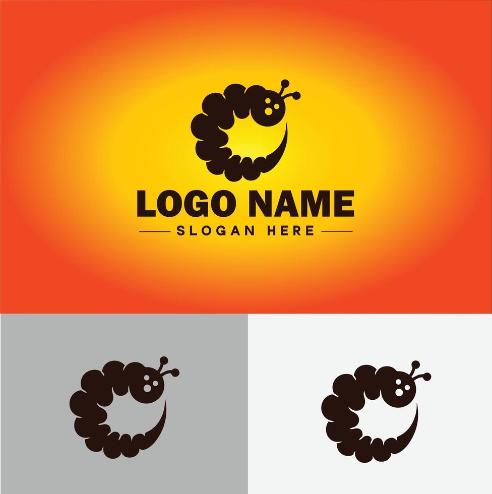 Caterpillar logo vector art icon graphics for business brand icon caterpillar logo template