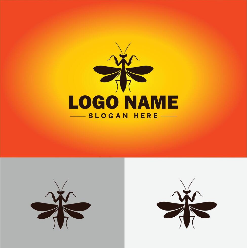 Mantis logo vector art icon graphics for business brand icon Mantis logo template