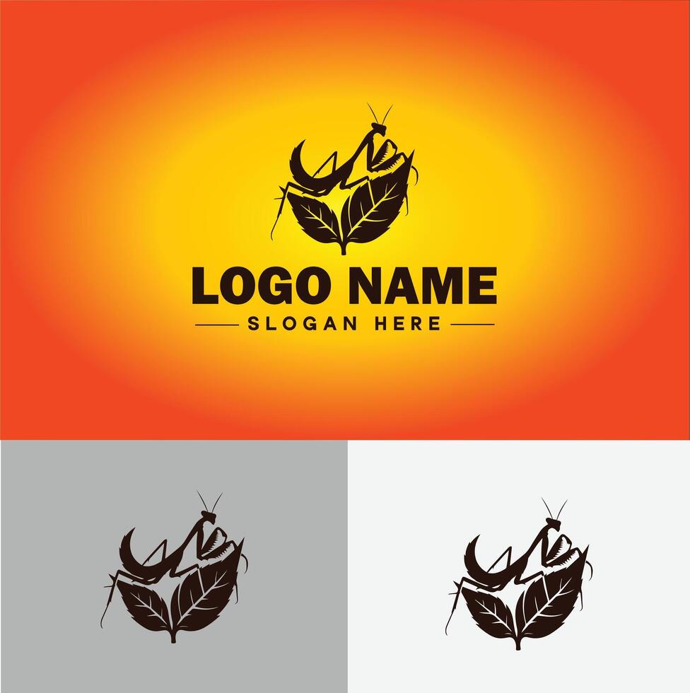 Mantis logo vector art icon graphics for business brand icon Mantis logo template