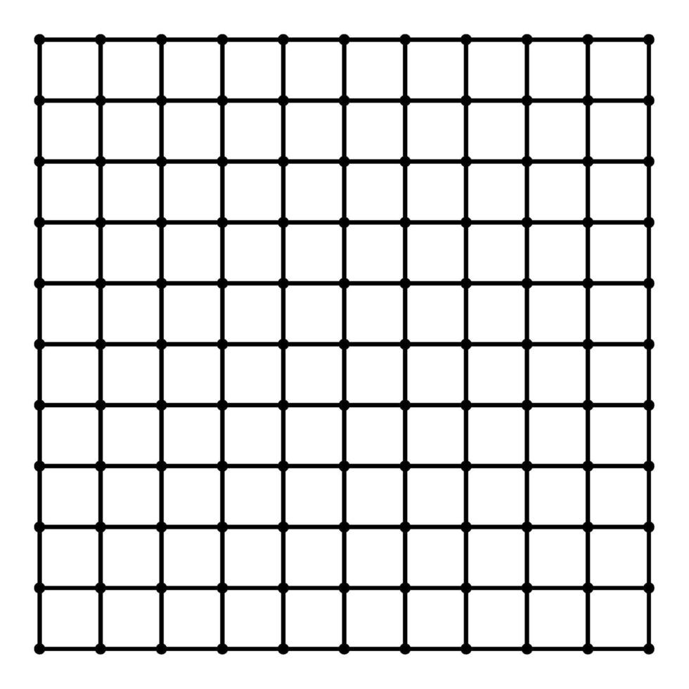 Square grid checkered icon black color vector illustration image flat style