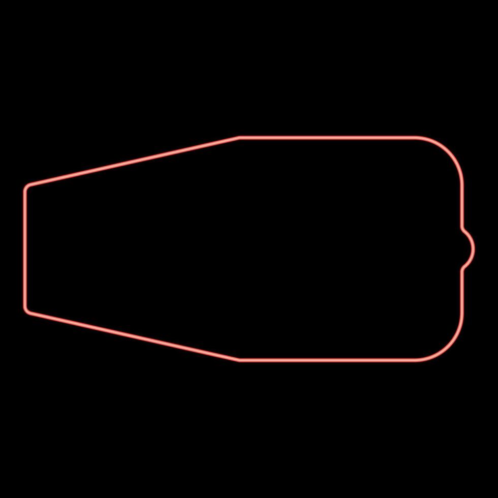 Neon turbine airplane turbomachine jet engine aircraft motor fan plane red color vector illustration image flat style