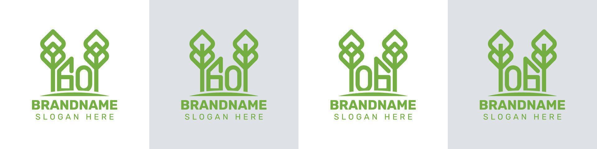 Letters GO and OG Greenhouse Logo, for business related to plant with GO or OG initials vector