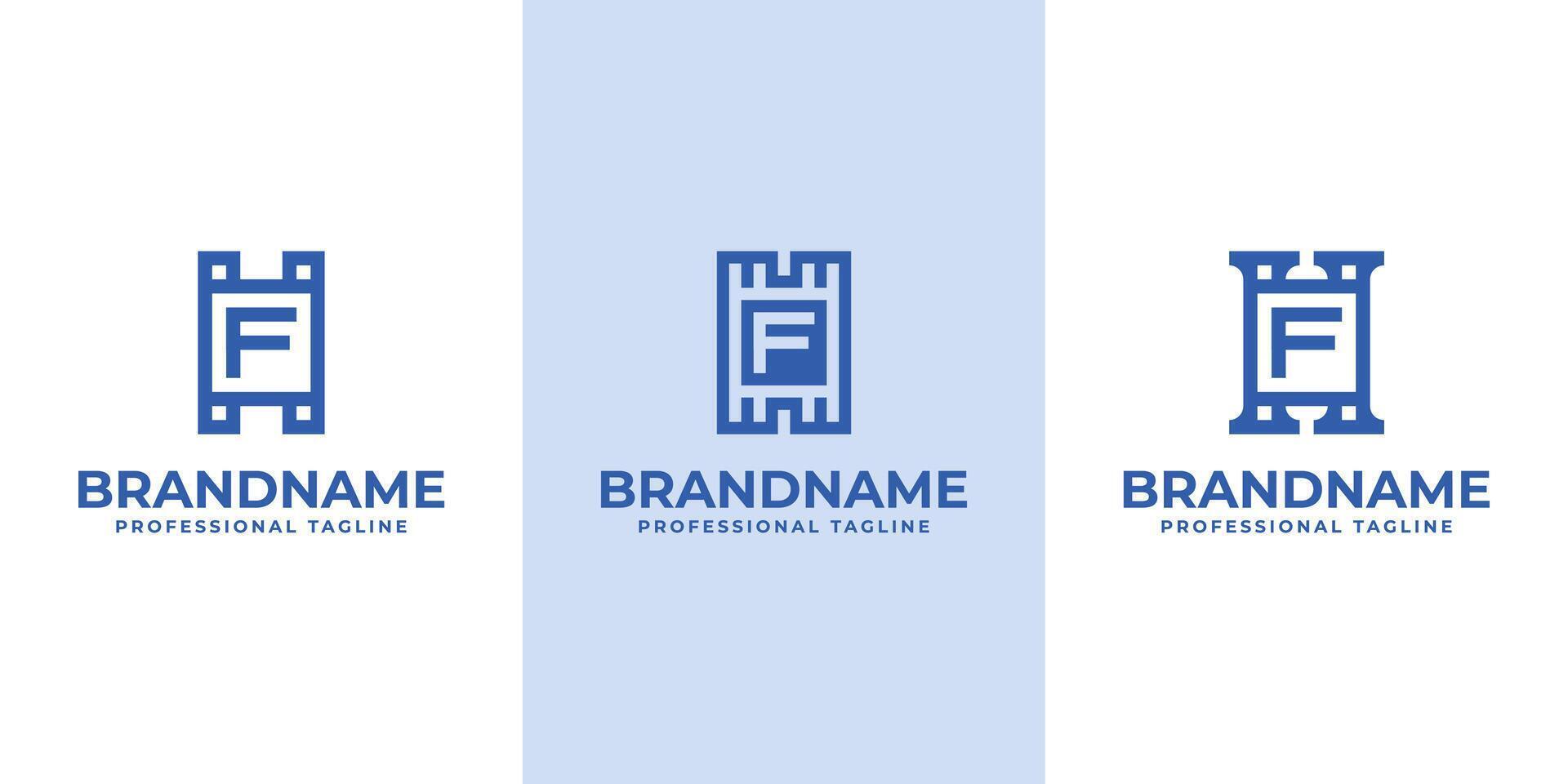 Modern Initials HF Logo, suitable for business with HF or FH initials vector