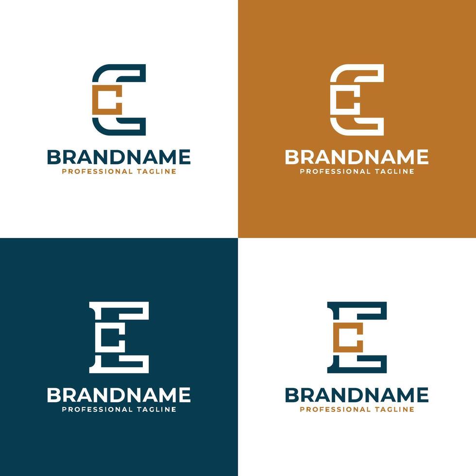 Elegant Letters CC Monogram Logo, suitable for business with CC initials vector