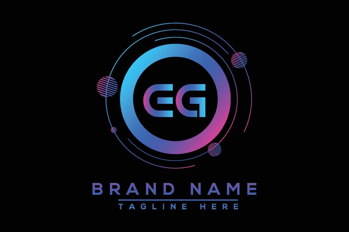 GG letter logo design. Vector logo design for business.