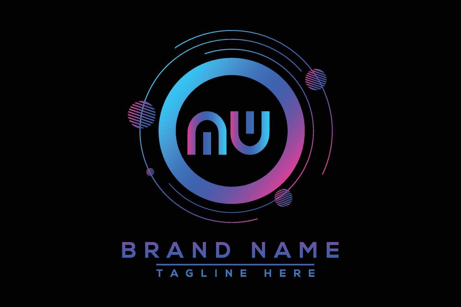 MW letter logo design. Vector logo design for business.