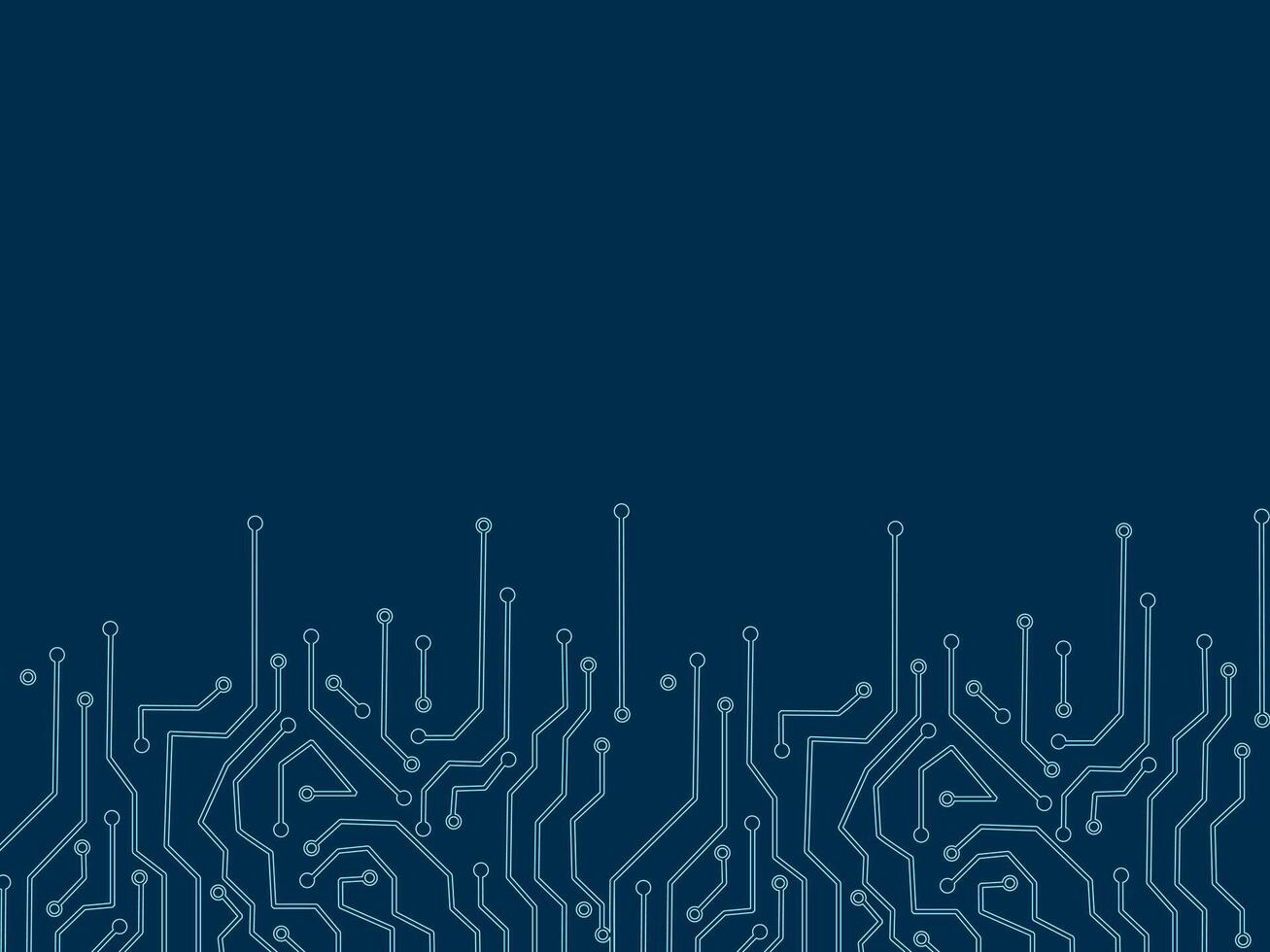 technology Circuit board background vector