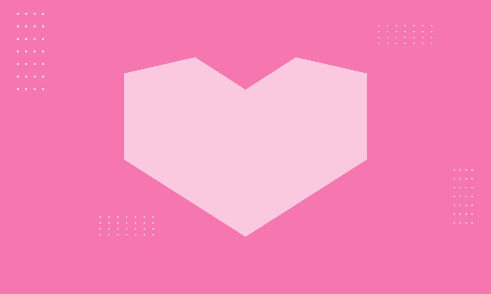 Abstract Happy Valentine's days neon heart pink background with for vector poster design