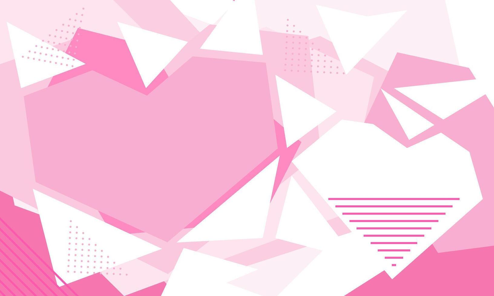 Abstract Happy Valentine's days neon heart pink background with for vector poster design