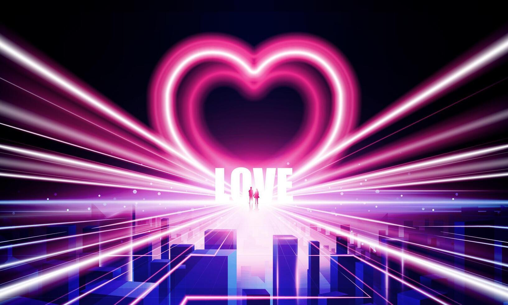 Happy Valentine's days of background. vector design