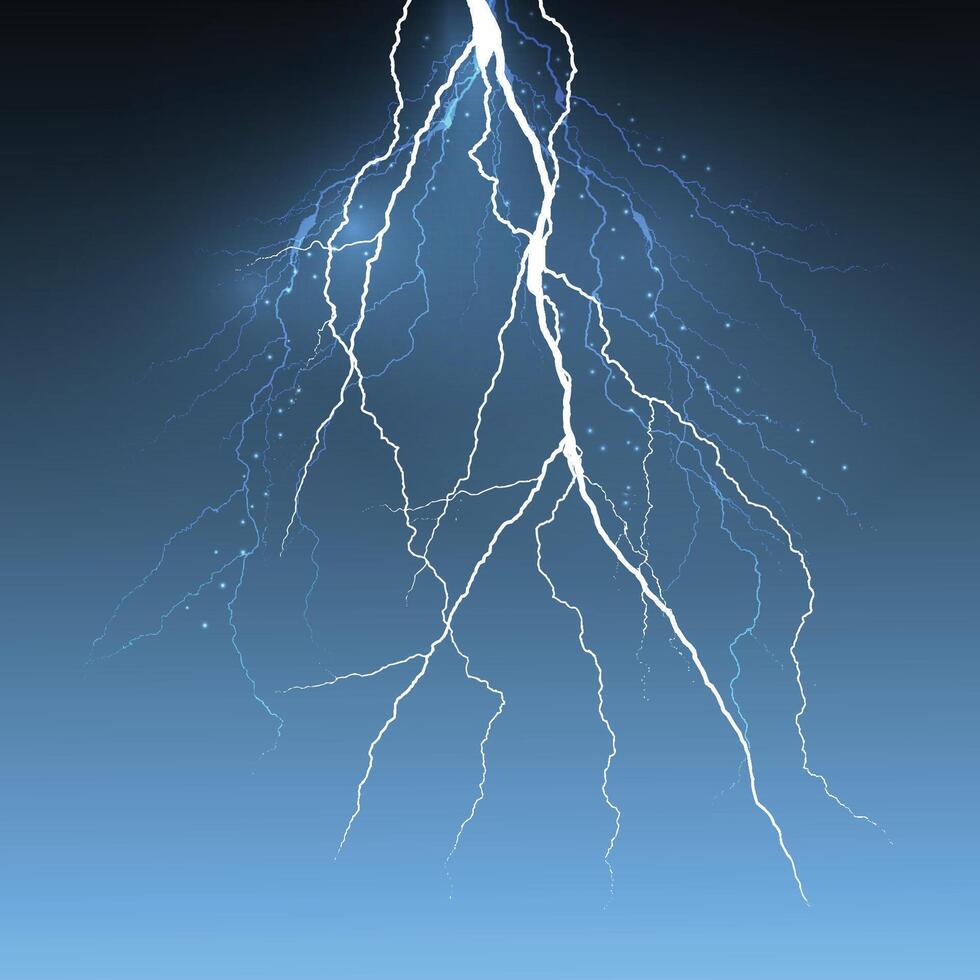 abstract background with a stormy lightning design, Set of zippers, thunderstorm and effect lightning. vector
