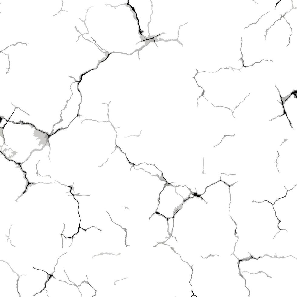 Grunge background of black and white paper. Abstract illustration texture of cracks, chips, dot. vector