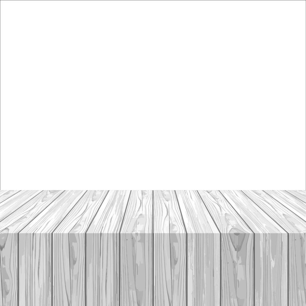 blanco lavado de madera mesa textura con detallado madera grano, ideal para antecedentes o diseño elementos vector