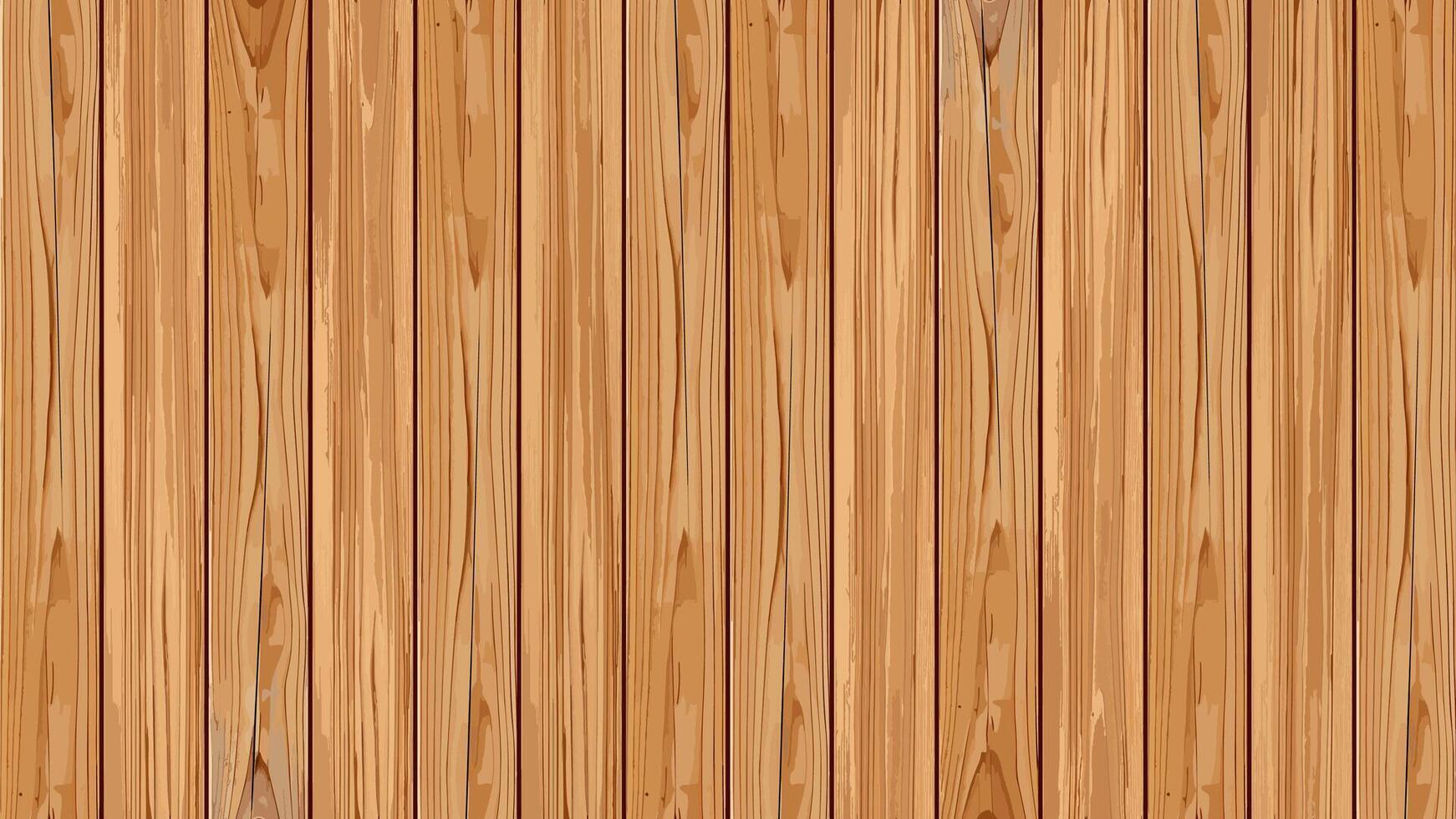 Panoramic view of a full wooden texture, highlighting the detailed wood grain and patterns vector