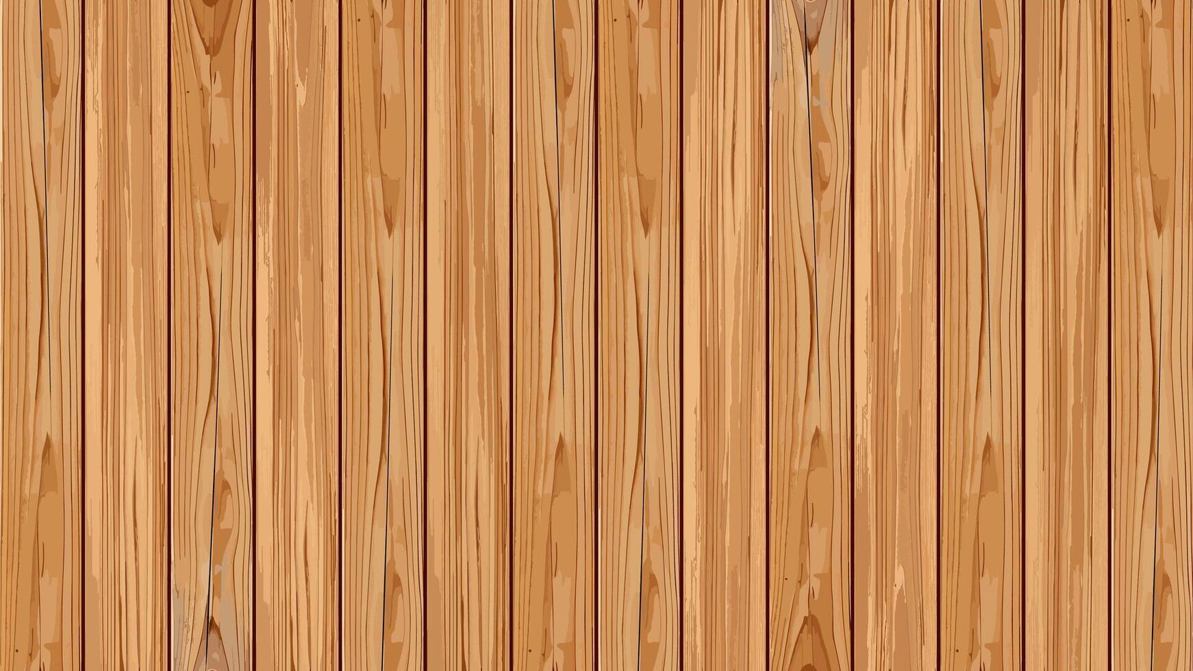 Panoramic view of a full wooden texture, highlighting the detailed wood grain and patterns vector