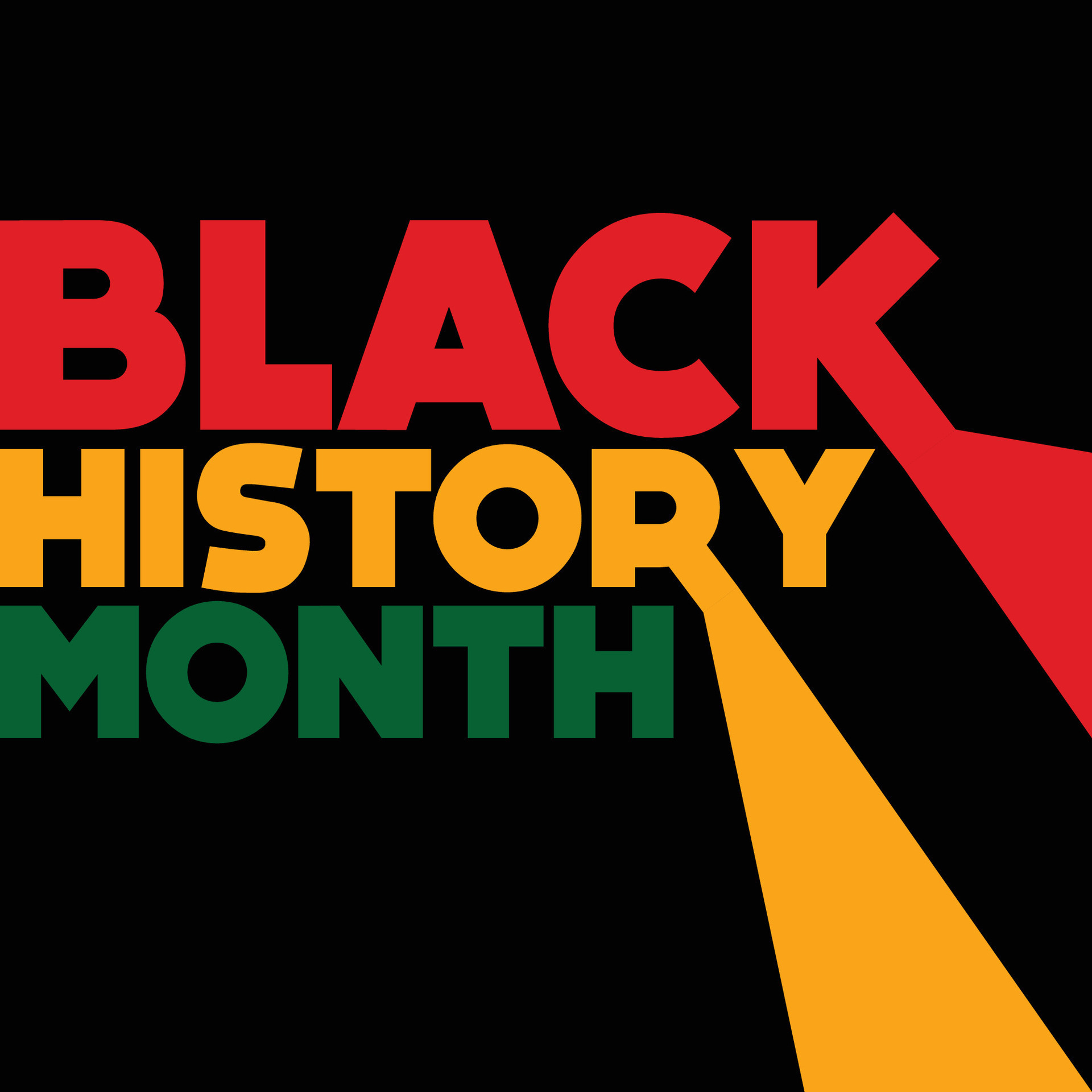Black history month celebrate. Black history month lettering with