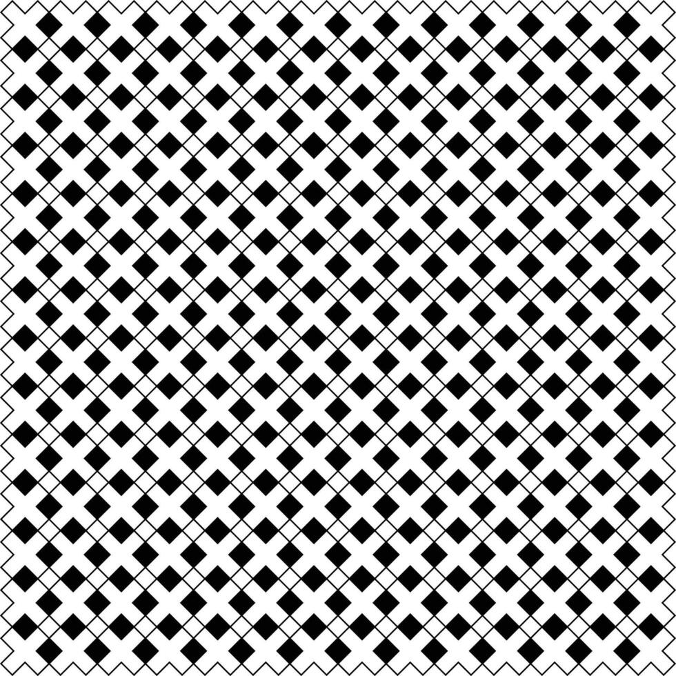 Abstract black and white triangular geometric seamless pattern, vector, texture, textile fabric art vector