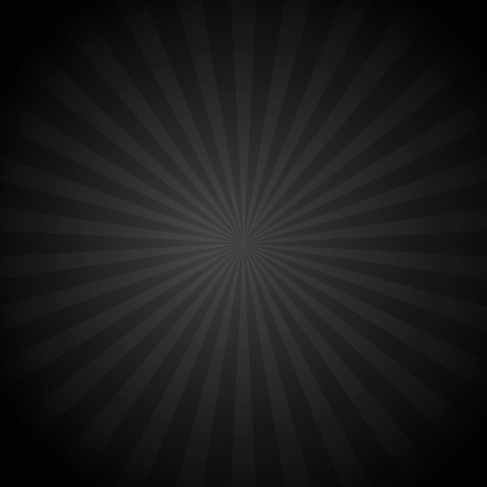 negro gris rayos de sol radial modelo antecedentes. vector ilustración