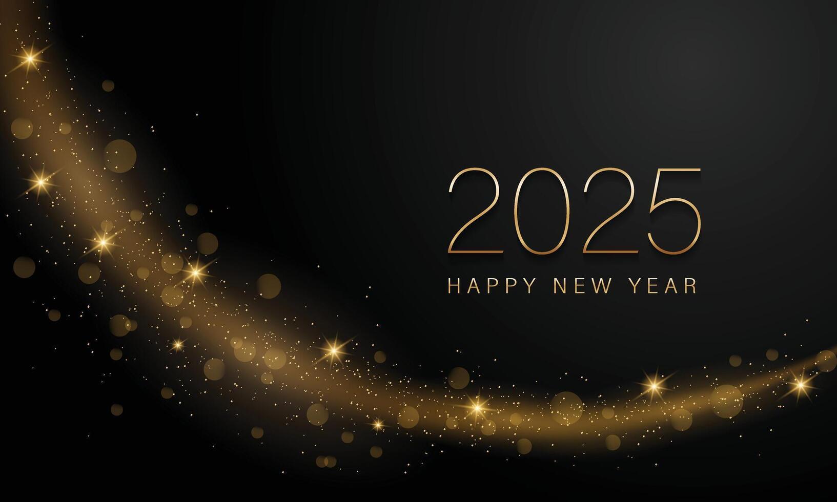 2024 Happy New Year Background Design. Greeting Card, Banner, Poster. Vector Illustration.