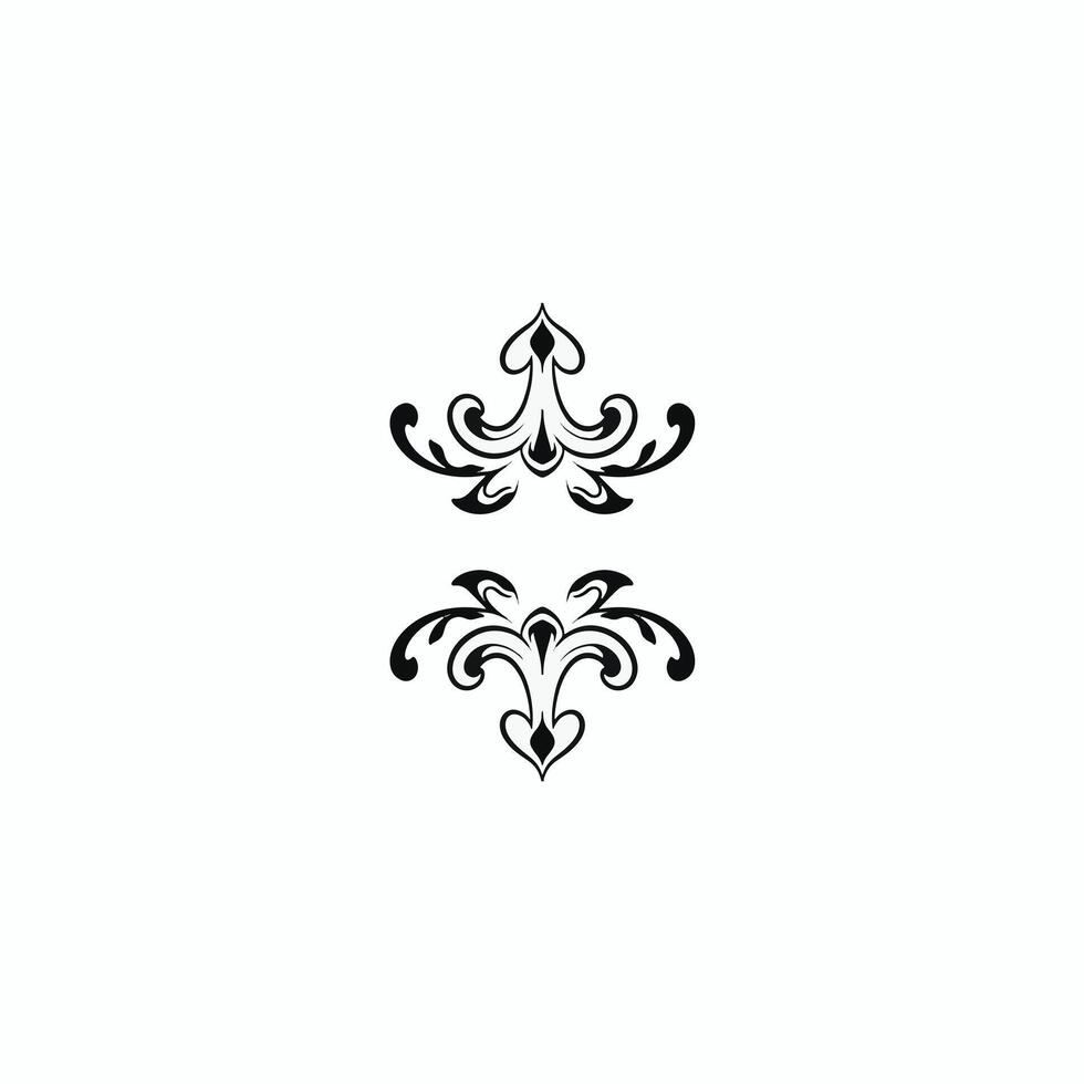 Ornaments elements mandala floral retro corners frames borders  art deco design vector file