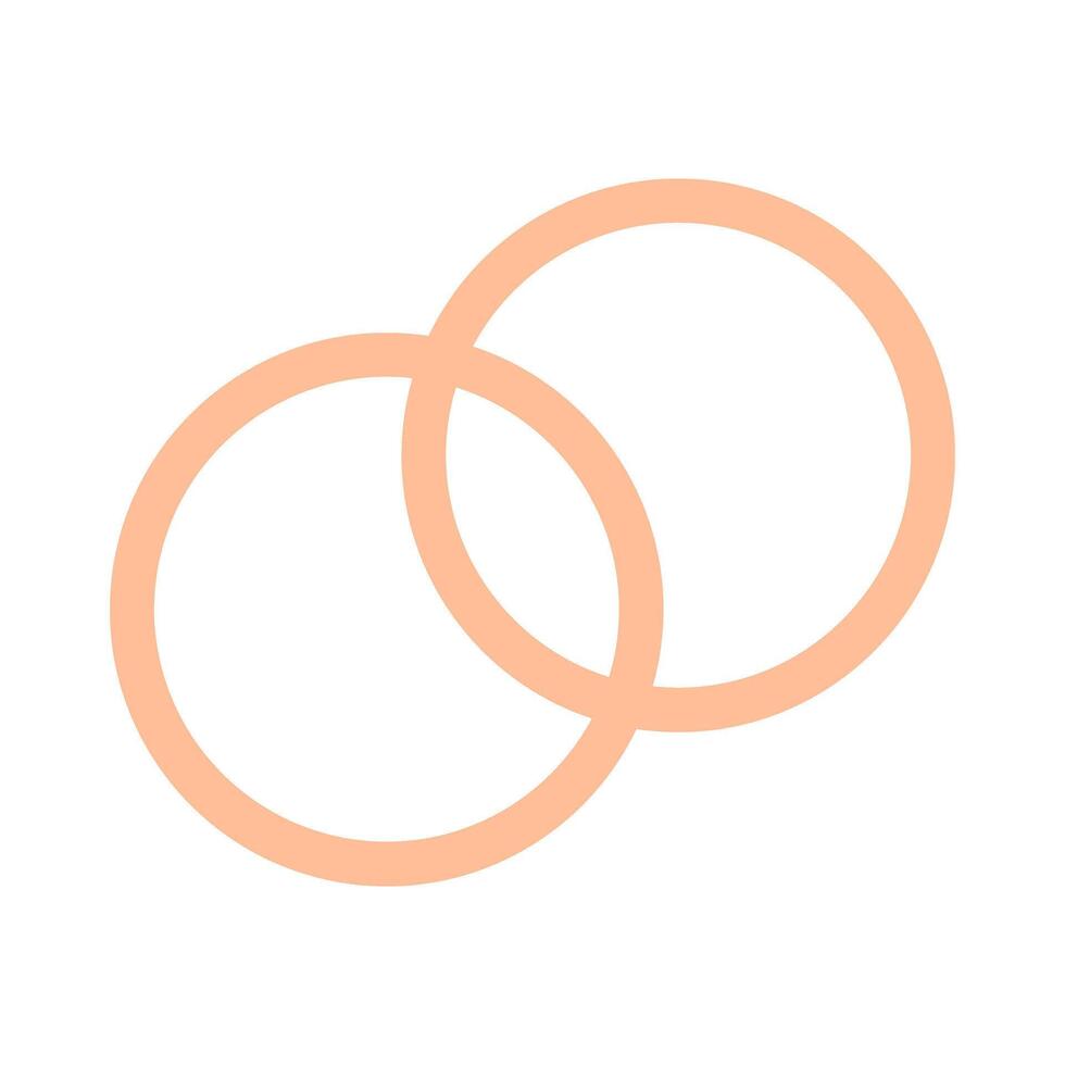 wedding rings illustration vector