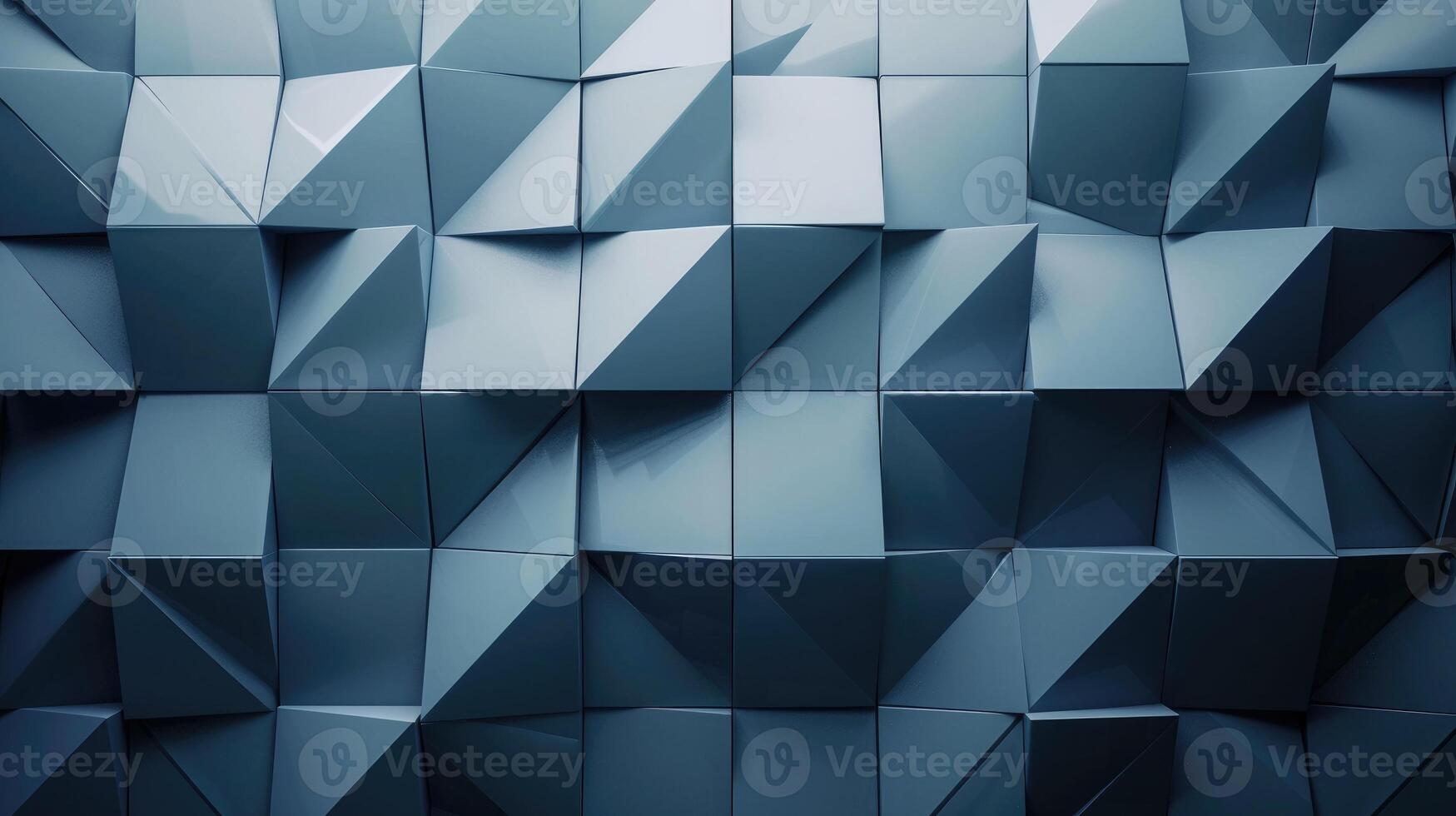 AI generated Explore a modern geometric 3D mosaic graphics lowpoly template as an abstract backdrop. Ai Generated. photo