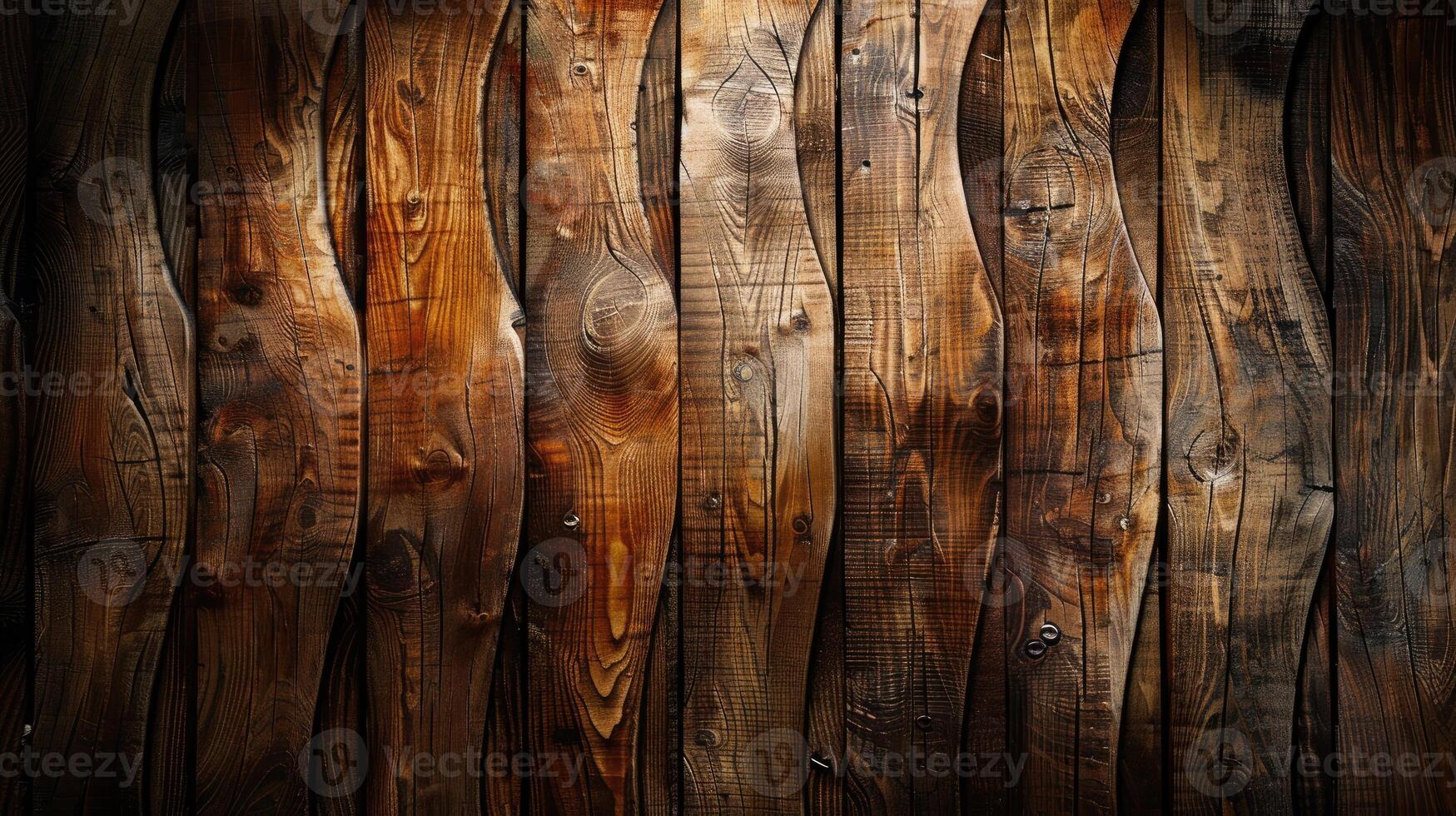 AI generated gracefully curved wooden backdrop. Ai Generated. photo