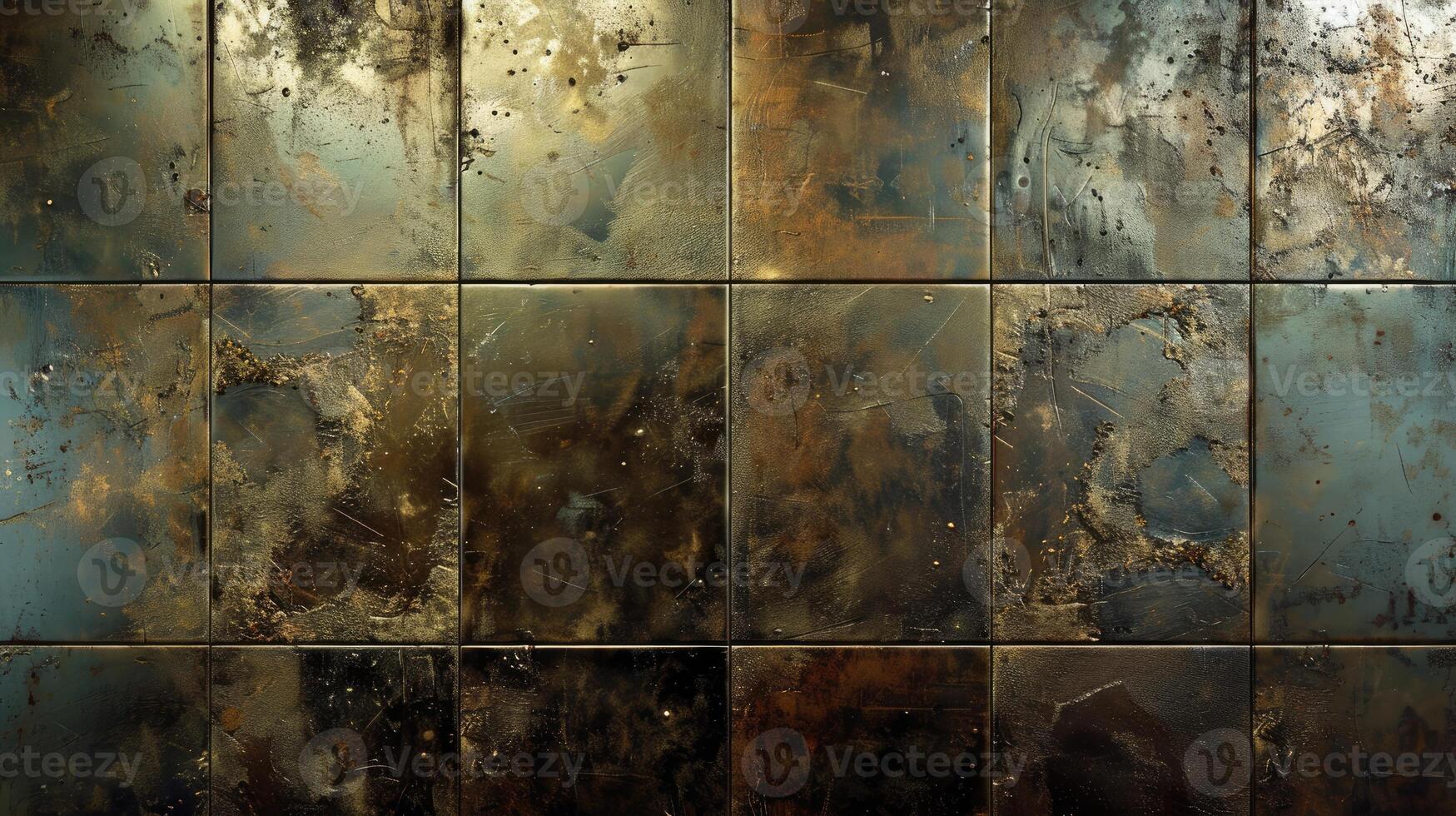 AI generated Explore the precision of tiled metal texture. Ai Generated. photo