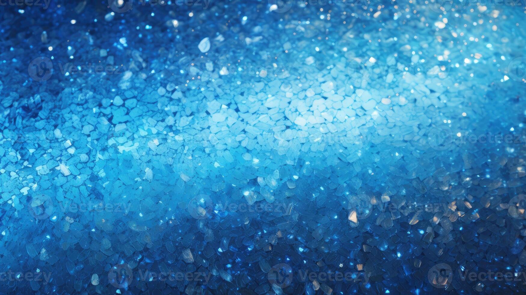 AI generated Abstract background features blue glitter, creating a dazzling and enchanting visual allure. Ai Generated. photo